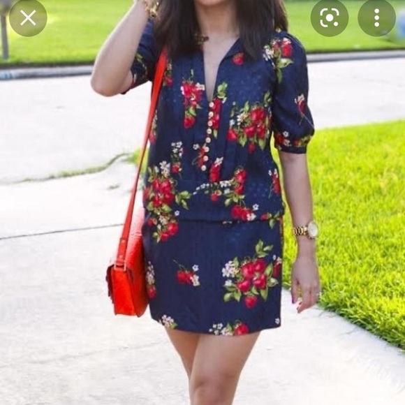 Vintage Juicy Couture Strawberry Silk Dress - Picture 14 of 14